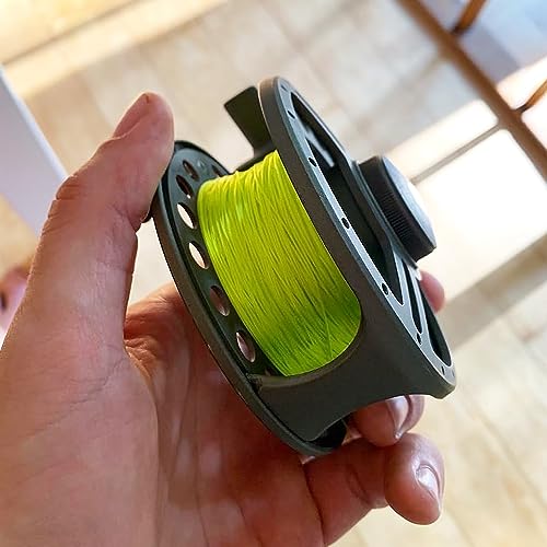 Kylebooker Fly Fishing Dacron Braided Backing Line Abrasion Resistant Trout Fly Line 20lb/30lb - color: Fluo Yellow, size: 30LB 273m/300yds