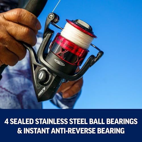 Penn Fierce IV Spinning Reel and Fishing Rod Combo - size: 8000 Size Reel - 10' - Heavy - 2pc, style: Fierce IV