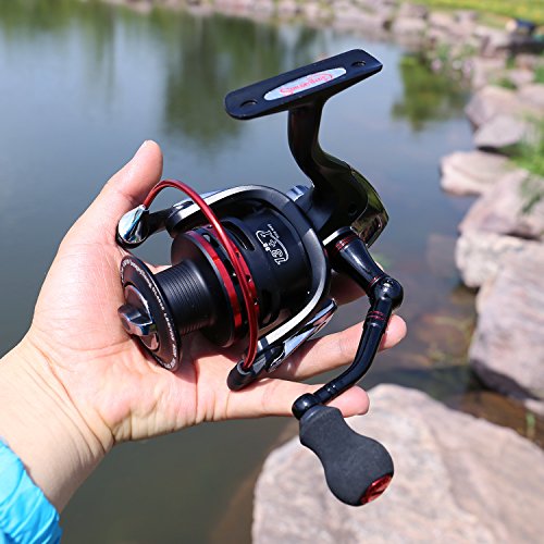 Sougayilang Fishing Reels Powerful 13+1BB Spinning Reels Ultra Smooth Reel for Saltwater or Freshwater - size: 2000