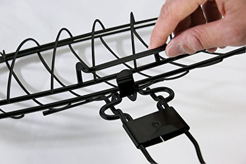GrillPro 21015 Detachable Handle Fish Basket, Chrome - style: Fish Basket