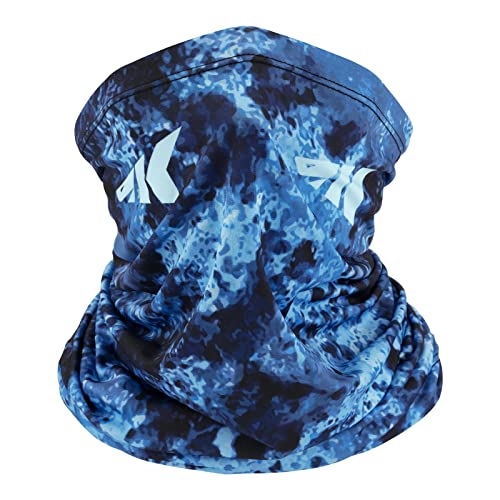 KastKing Sol Armis Neck Gaiter - UPF 50 Face Mask - UV Sun Protection Mask for Men & Women, Fishing, Hiking - color: J: Boulder Camo Calypso, size: One Size