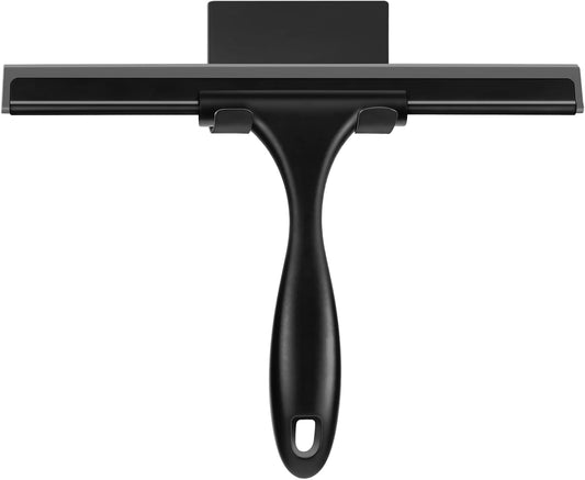 SetSail Squeegee for Shower Glass Door Stainless Steel Shower Squeegee for Glass Doors All-Purpose Window Squeegee for Tile Shower Walls, Sink, Mirror, Bathroom, Car Window Cleaning 10 Inches