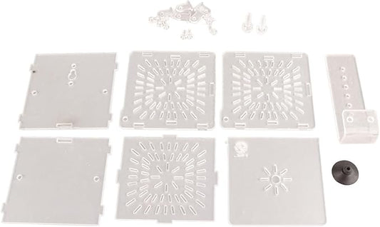 Estink Acrylic Transparent Fish Breeding Isolation Box Aquarium Hatchery Incubator Holder, with Hook and Sucker Design (10CM*10CM*10CM)