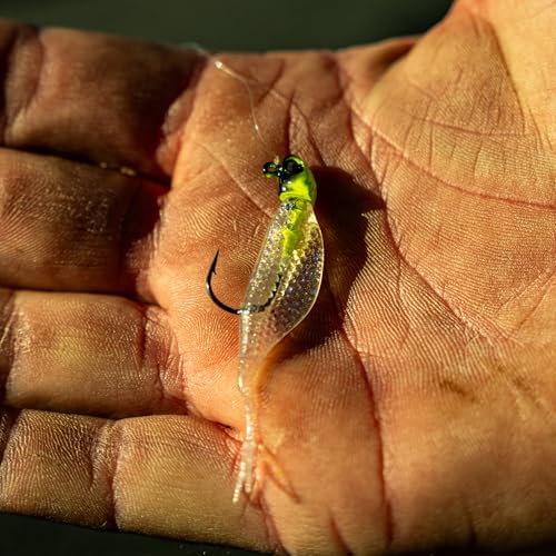 6th Sense – Clobber Minnow 2" – Soft Plastic Minnow – Crappie/Panfish Fishing – FFS Sonar Bait – (12 per Pack) Made in the USA - color: Ghost Minnow
