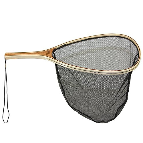 Promar Deluxe Wooden Trout Net with Catch & Release Nylon