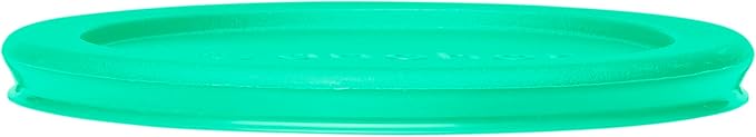 Anchor Hocking 2 Cup Glass Storage Containers with Lids, Set of 4 Glass Food Storage Containers with Mint SnugFit Lids