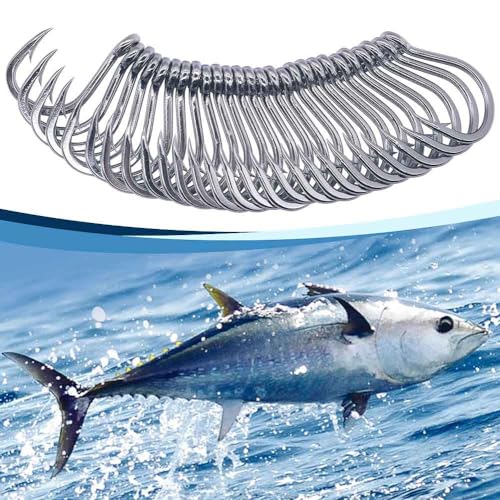3X-Strong-Octopus-Hooks-Saltwater-Fishing-Circle-Hooks- Stainless Big Game Size 1-13/0 - size: 3/0 Pack of 25