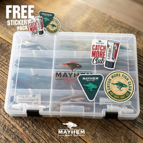 Liquid Mayhem Multi-Scent Gel Attractants Bundles – UV-Enhanced, Real Bait, Amino Acids – for All Lure Types - style: The Ultimate Bass Combination