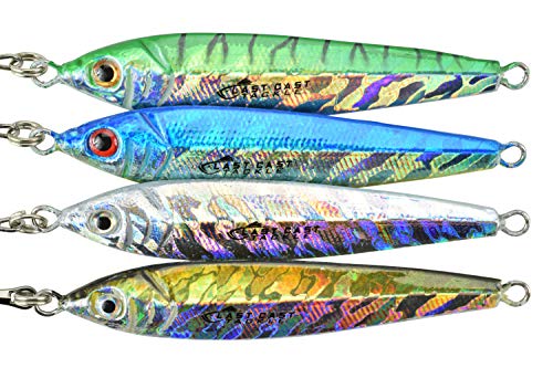 1.5oz-2.5oz Bullet Jig - 3 Pack - 4 Colors & 3 Weights to Choose from - color: Sand Eel, size: 2.5oz