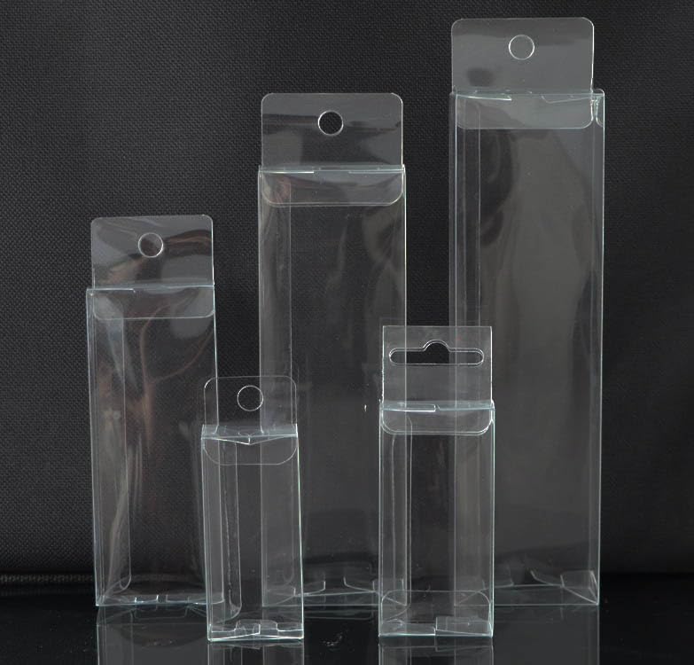 20 pcs Clear Plastic Hard Bait Storage Boxes with Header Cards 3 Sizes (9.5cm, 13cm, 15cm) for Lure Packaging, Tackle Organization & Fishing Displayv - size: S#9.5cm/3.7in 20pcs
