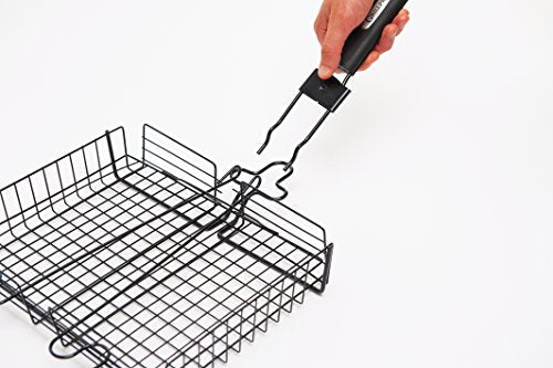 GrillPro 24876 Deluxe Non Stick Broiler Basket with Detachable Handle - style: Broiler Basket
