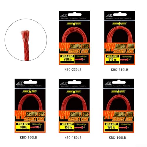 100~310LB For Braided 8 Strands Fishing Assist Line PE Hollow Core Hook Binding Rope for Heavy Duty Fishing - size: 310LB