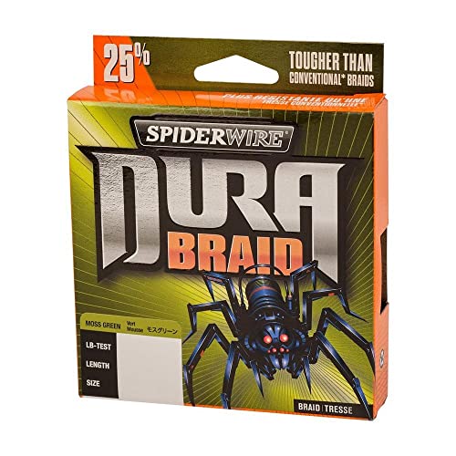 SpiderWire DuraBraid Braid Fishing Line - color: Moss Green, size: 15lb - 150yd