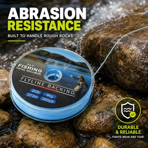 Kylebooker Fly Fishing Dacron Braided Backing Line Abrasion Resistant Trout Fly Line 20lb/30lb - color: Blue, size: 30LB 91m/100yds