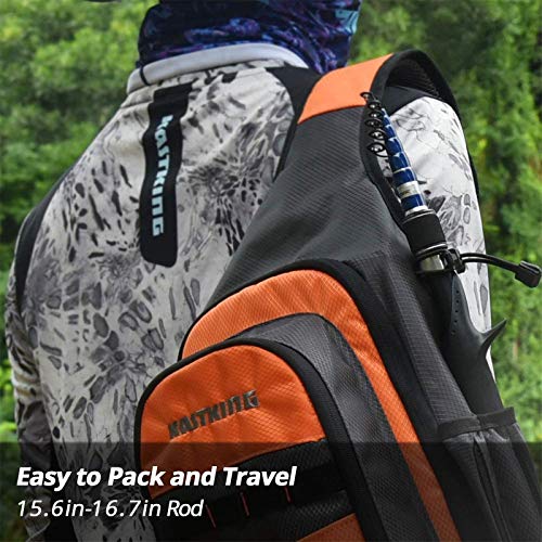 KastKing Compass Telescopic Fishing Rods and Combo, Sensitive Graphite Composite Blank, Easy to Travel, Packs to Just 17" in Length, Stainless Guides and Ceramic Rings, Combos w/ 4+1BB Spinning Reel - size: 5'6" - Light, style: Spin - Rod
