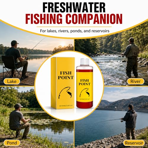 Concentrated Fish Attractant Liquid, Red Worm Liquid Spray, Bait Scent Attractor for Freshwater Fishing, Improves Bite Response - color: 2PCS