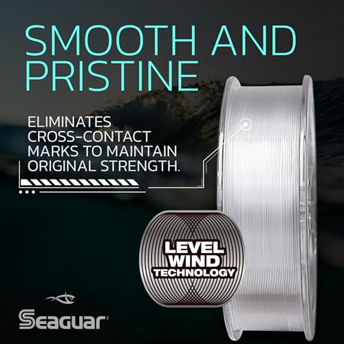 Seaguar Fluoro Premier Big Game Saltwater Fishing Line Shock Leader, 100% Fluorocarbon, Clear, Multiple Sizes - size: 150lbs/25yds
