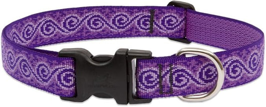 LupinePet Originals 1" Jelly Roll 12-20" Adjustable Collar for Medium and Larger Dogs