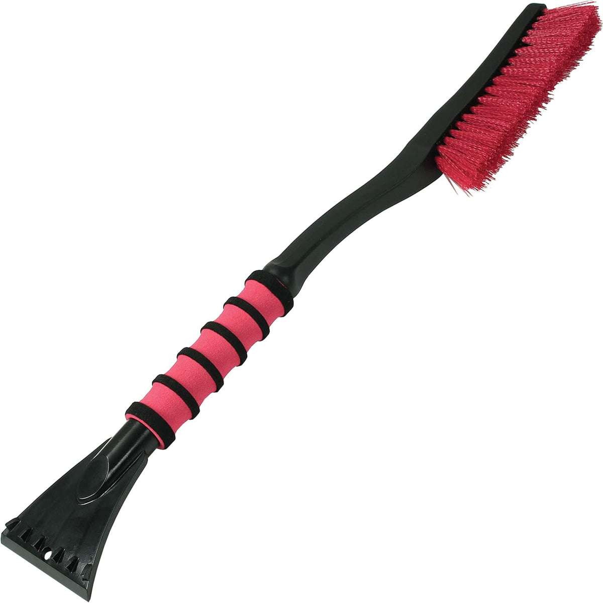 Mallory 532 26 Inch Snow Brush with Ice Scraper for Cars, Trucks, SUVs, RVs, and More (Colors May Vary)