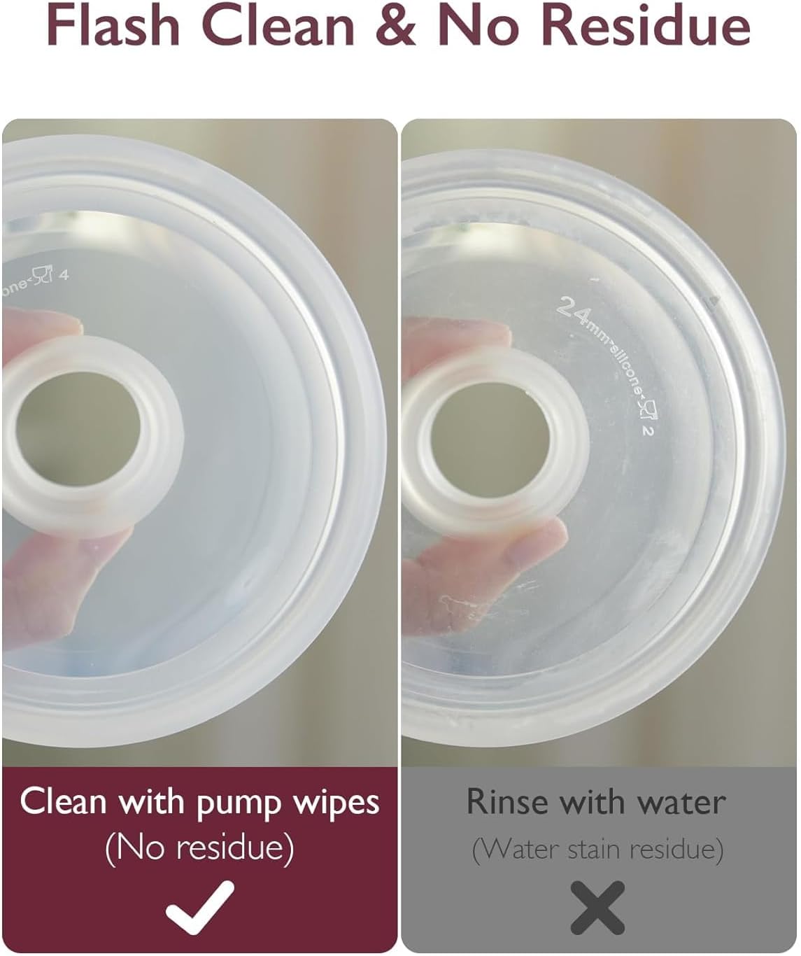 Momcozy Natural Breast Pump Wipes for Pump Parts Cleaning On-the-go, 30 Count (Pack of 3), Flash Clean & Resealable Pump Wipes