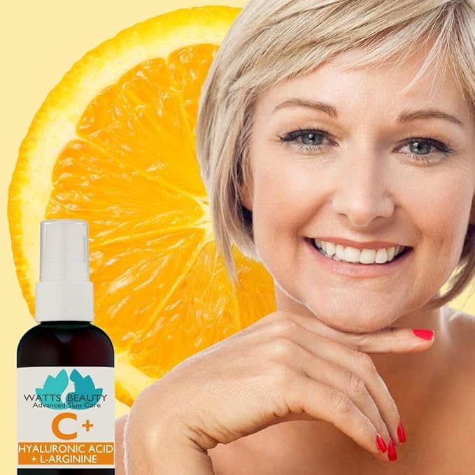 Supercharged Vitamin C Serum with Moisturizing Hyaluronic Acid - Advanced Antioxidant Face and Body Serum - 4 oz