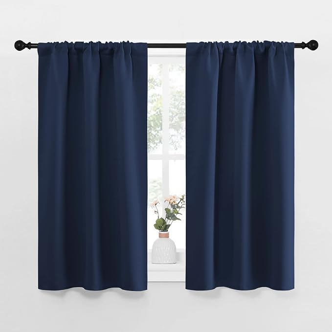 NICETOWN Kitchen Curtains, Short Blackout Curtains & Drapes, Thermal Insulated