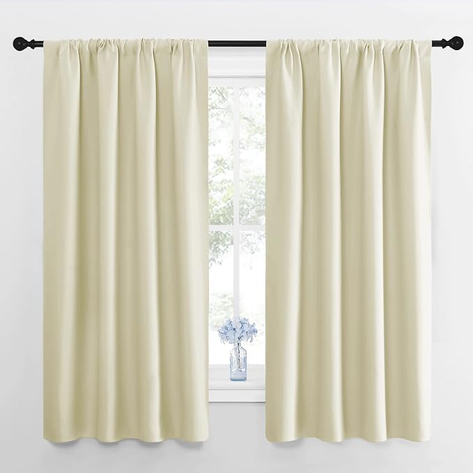 NICETOWN RV Blackout Curtains for Camper Windows, Short Blackout Curtains &