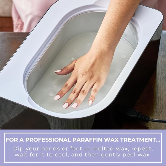 6lb Lavender Scented Paraffin Wax, Paraffin Wax for Hand and Feet, Use with any Paraffin Wax Machine for Hand and Feet, Paraffin Wax Refills for Paraffin Baths, Parrafin Wax Blocks