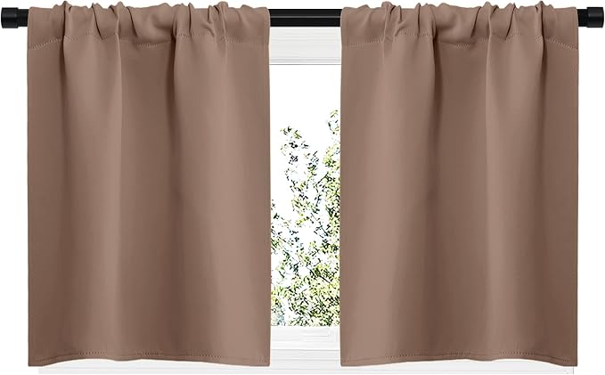 NICETOWN RV Blackout Curtains for Camper Windows, Window Treatment Thermal