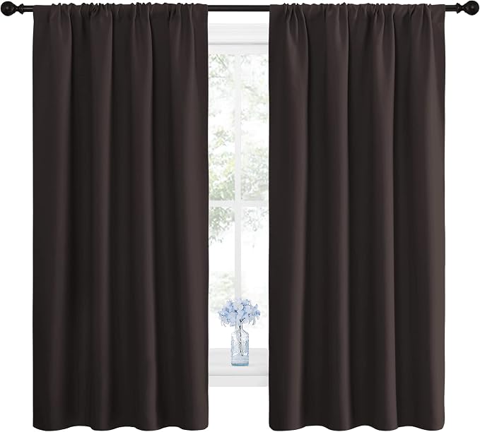 NICETOWN Blackout Curtain Panels 63 inches