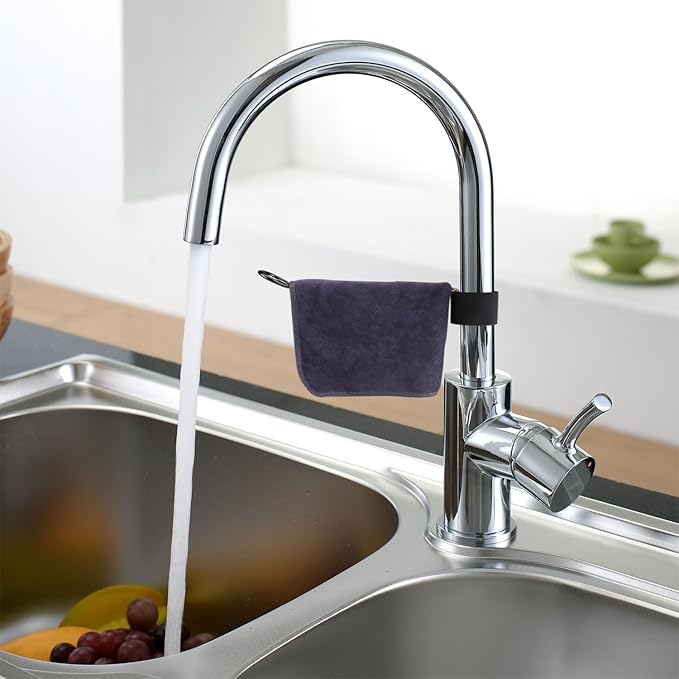 2 Pack Dish Holder for Multiple Kitchen Sink Faucets (Gray)