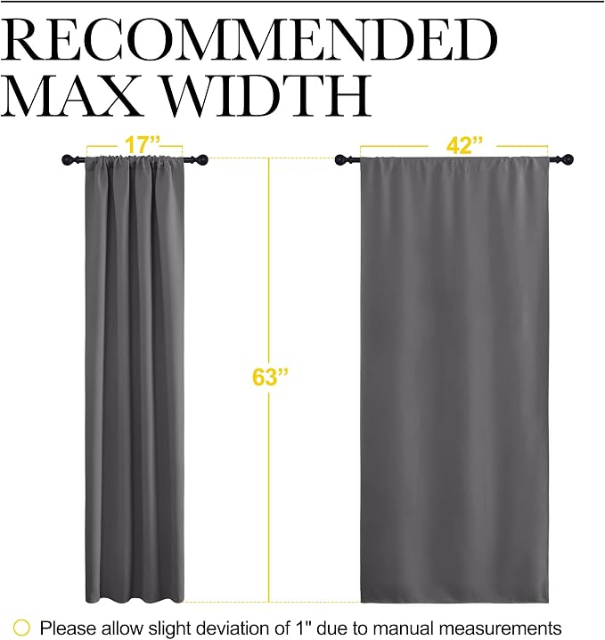 NICETOWN Blackout Curtains Panels