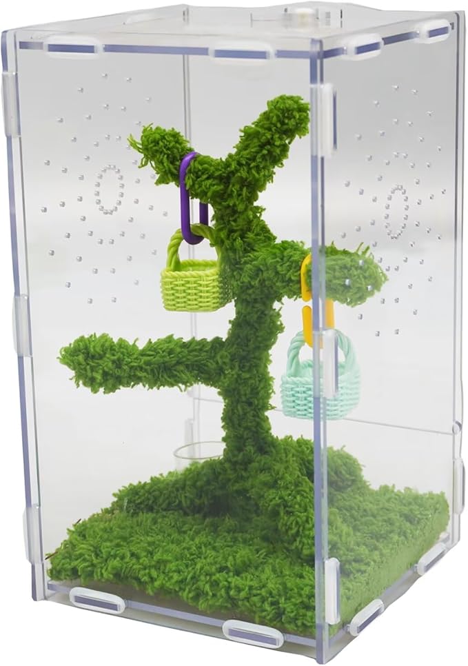 Jumping Spider Enclosure, Terrarium Accessories Knit