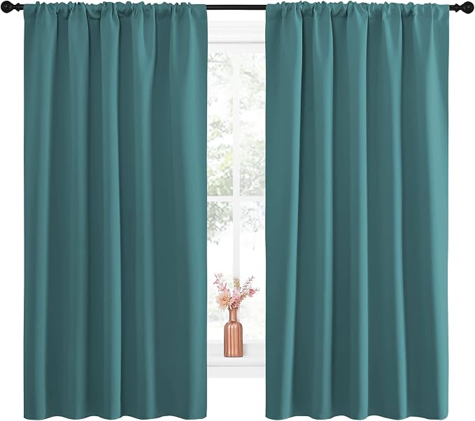 NICETOWN Kitchen Window Curtain Set