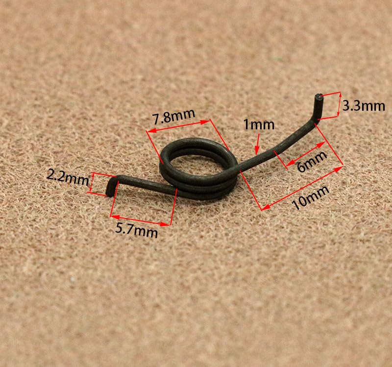Pack of 2 Replacement Parts Fishing Reel Spring Reel Repair Parts 1000-5000 for Daiwa - size: S# For 1000-2000 2pcs
