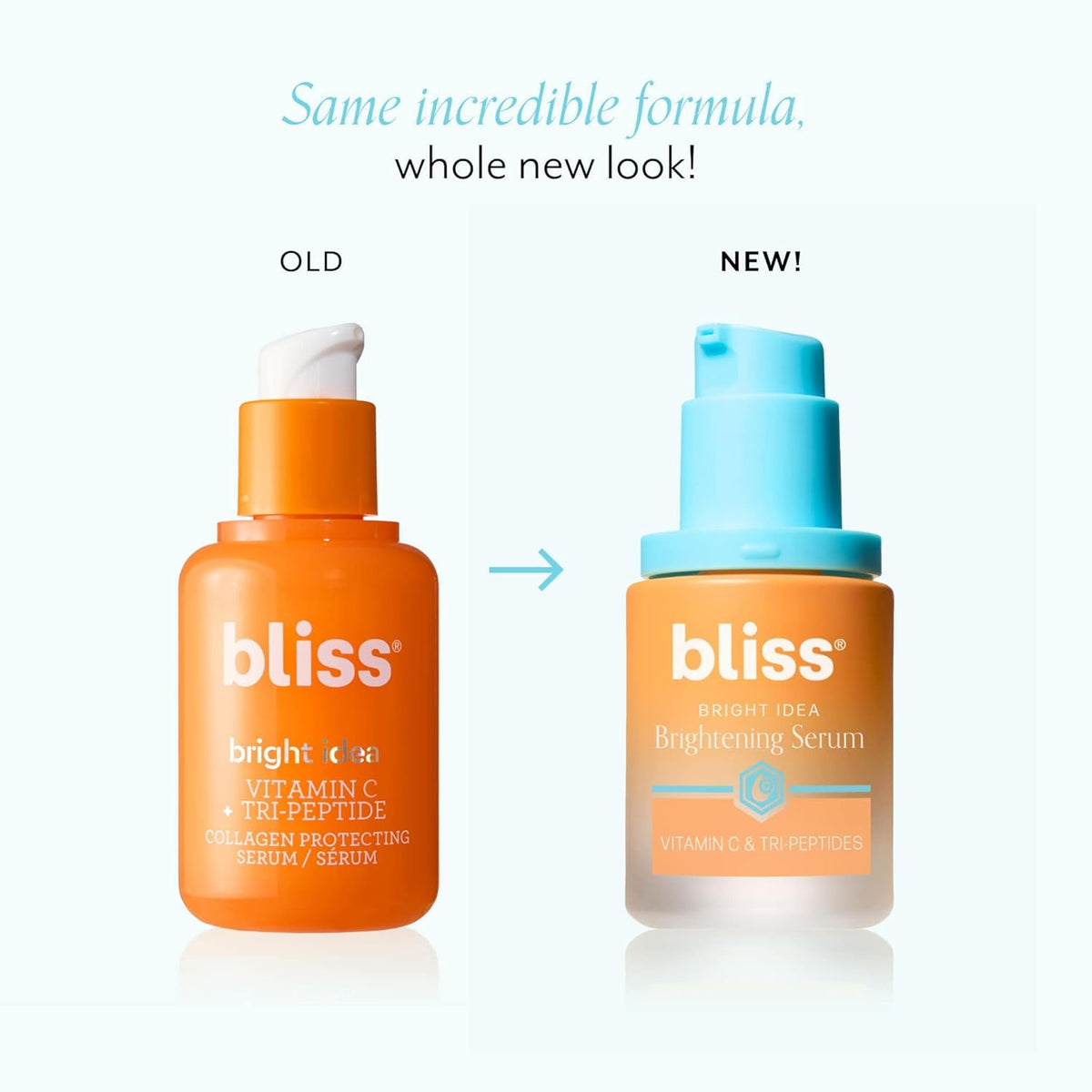 Bliss Vitamin C + Tri-Peptide Bright Idea Serum – 15% Brightening + Barrier Boost Complex for Radiant, Firm Skin – Anti-Aging Face Serum Boosts Collagen & Elasticity - 1 fl oz