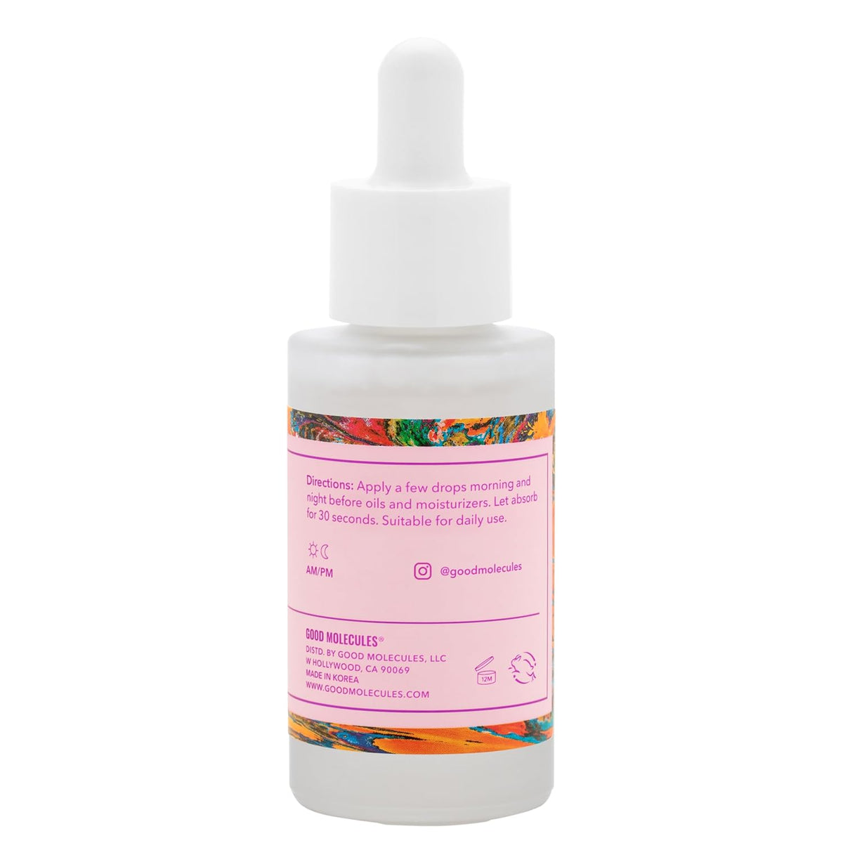 Good Molecules Hyaluronic Acid Serum - 1% Hyaluronic Acid Non-greasy Ultra Hydrating Serum, Facial Moisturizer for Plumper Skin, Skin Care for Face