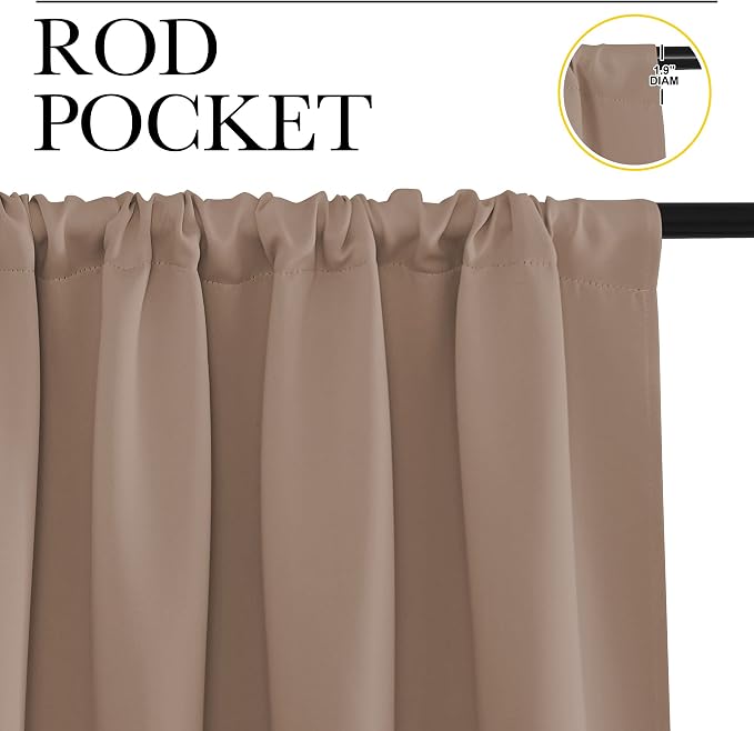 NICETOWN Room Darkening Curtains