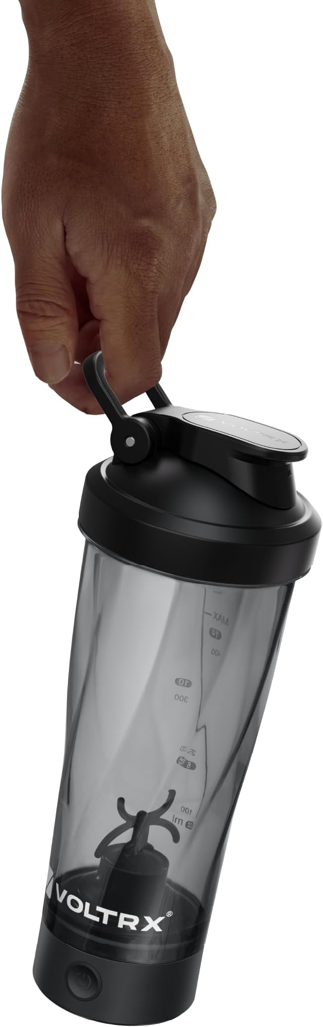 VOLTRX VortexBoost Electric Shaker Bottle, USB C Rechargeable Protein Shake Mixer, Shaker Cups for Protein Shakes and Meal Replacement Shakes, BPA-Free, Made with Tritan, Cosmic Purple, 24oz