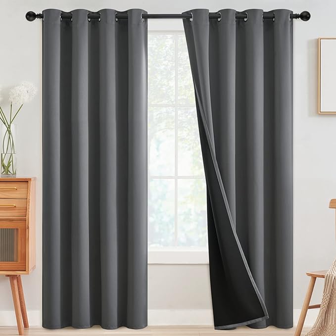 SimpleHome 100% Blackout Curtains