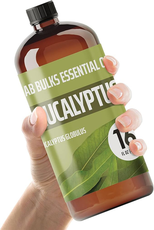 Eucalyptus Essential Oil 16 oz (473 ml) for Diffusers, Home Care, Candles, Aromatherapy, Candle Making
