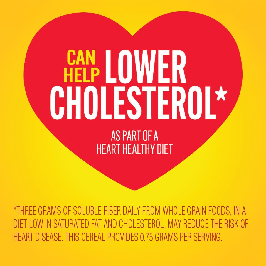 Apple Cinnamon Cheerios, Heart Healthy Gluten Free Breakfast Cereal, Made with Whole Grain Oats, Family Size, 19 oz