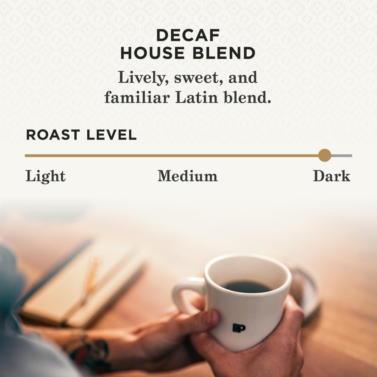 Peet's Coffee, Dark Roast Decaf Single Serve Coffee Pods, 100% Arabica Coffee - Decaf House Blend 32 Count (1 Box of 32 Pods)