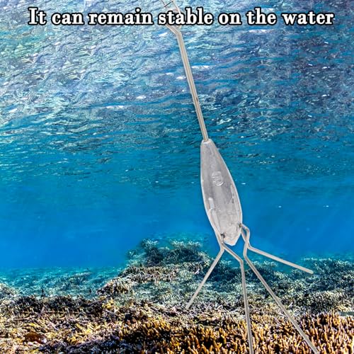 3 Pcs Sputnik Sinker Long Tail Fishing Weight Equipment, Saltwater Surf Casting Catfish Sinkers, Beach Sea Ocean Sand Fishing Spider Sinker(Silver) - color: Silver, size: 4oz-3pcs