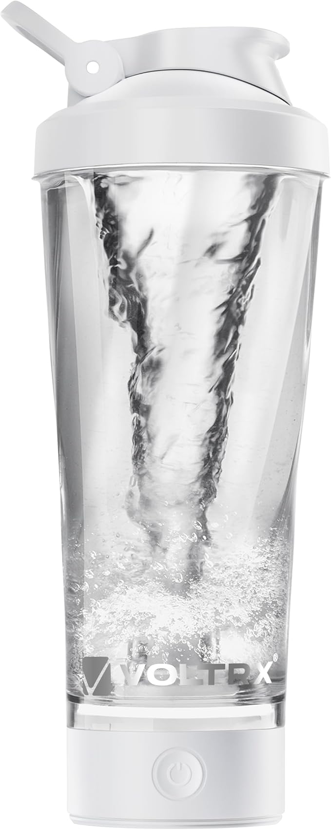 VOLTRX Premium Electric Protein Shaker Bottle, Made with Tritan - BPA Free - 24 oz Vortex Portable Mixer Cup/USB Rechargeable Shaker Cups for Protein Shakes