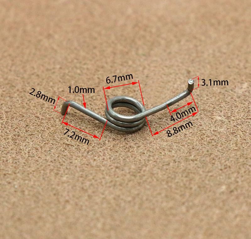 Pack of 2 Replacement Parts Fishing Reel Spring Reel Repair Parts 1000-5000 for Daiwa - size: S# For 1000-2000 2pcs