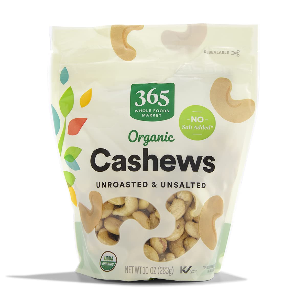 365 by Whole Foods Market, Organic Cashews, 10 Ounce
