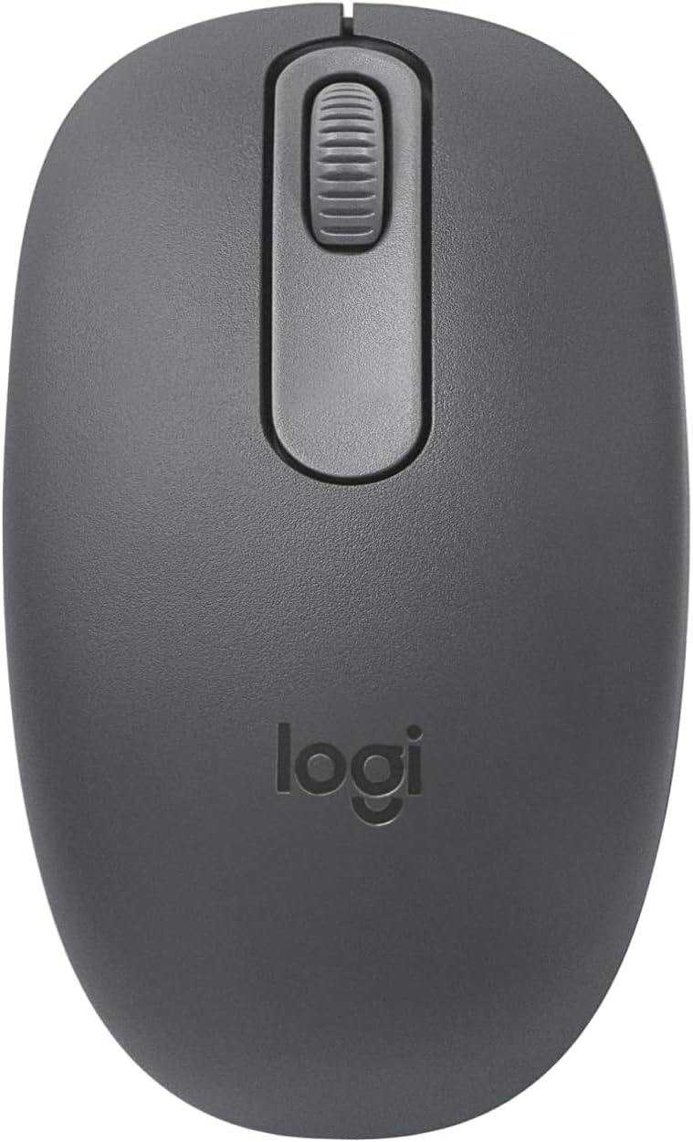 Logitech M196 Bluetooth Wireless Mouse, Compact and Portable Mouse for Laptops, Tablets and More, 12-Month Battery, Smooth Tracking, Compatible with PC and Mac, Windows and macOS - Graphite