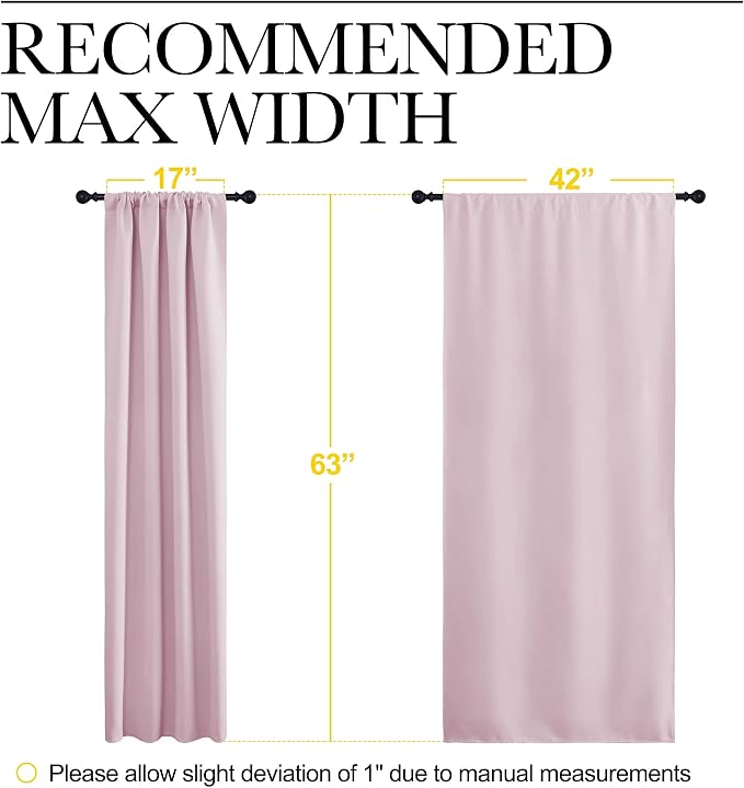 NICETOWN Room Darkening Curtains