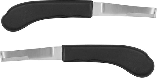 Regular Hoof Knife for Horses – Farrier Tool with Plastic Grip – Hoof Trimming Knife for Equine Care & Veterinary Use (Left Hand)
